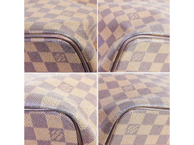 Authentic Pre-owned Louis Vuitton Damier Ebene Greenwich Pm Duffle Bag Travel Luggage N41165 190583