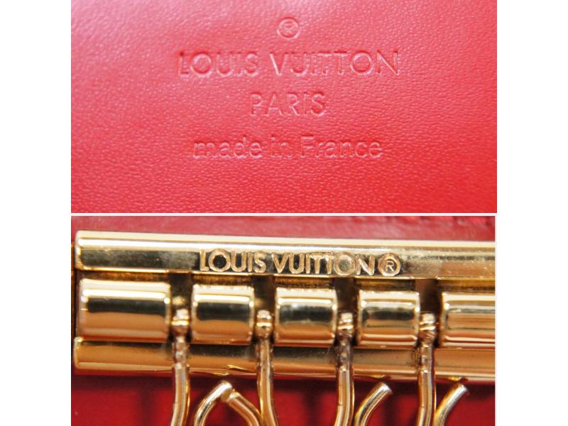 Authentic Pre-owned Louis Vuitton Vernis Pomme D'amour Multicles 4 Key Case M91976 191055