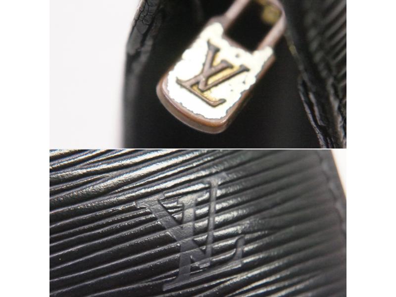 Authentic Pre-owned Louis Vuitton Lv Epi Black Noir Pochette Homme Clutch Bag M52522 200249