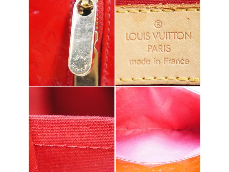 Authentic Pre-owned Louis Vuitton Vernis Pomme D'amour Red Summit Drive Hand Tote Bag M93513 200062