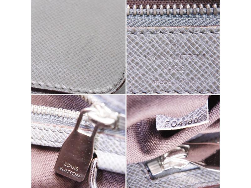Authentic Pre-owned Louis Vuitton Taiga Glacier Gray Roman Gm Messenger Cross Body Bag M32626 200216