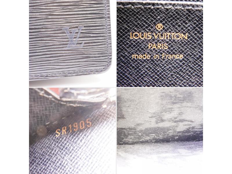 Authentic Pre-owned Louis Vuitton Lv Epi Black Noir Pochette Homme Clutch Bag M52522 200341