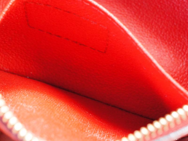 Authentic Pre-owned Louis Vuitton Vernis Pomme D'amour Red Pochette Cosmetic Pouch Bag M91496 200132