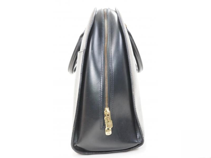 Authentic Pre-owned Louis Vuitton Epi Black Noir Sorbonne Large Hand Bag Briefcase M54512 170965