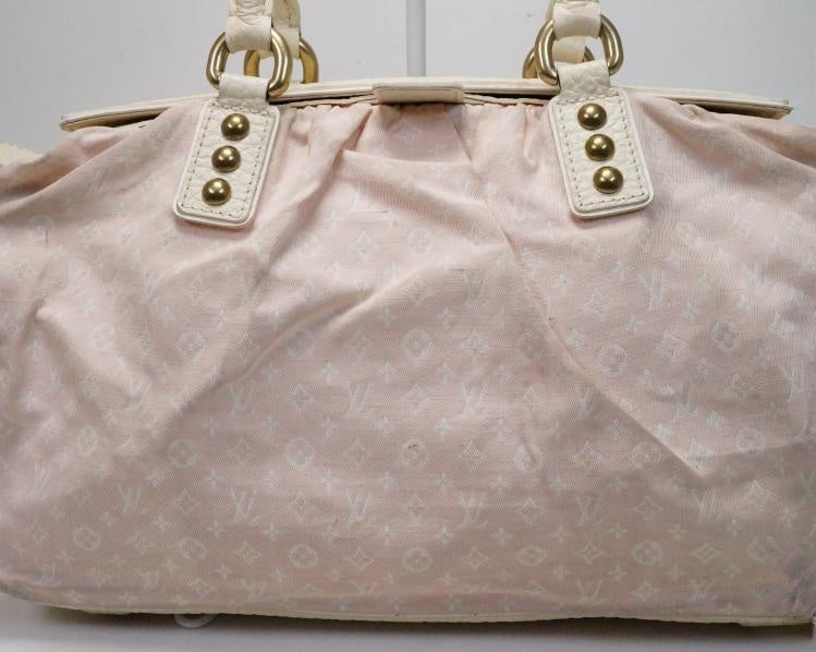Authentic Pre-owned Louis Vuitton Monogram Mini Lin Rose Trapeze Gm Hand Bag Duffle M40064 180427