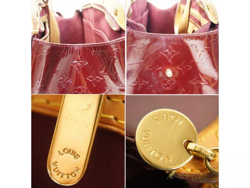 Authentic Pre-owned Louis Vuitton Vernis Amarante Brea Gm Hand Tote Bag W/ Long Strap M91616 181222