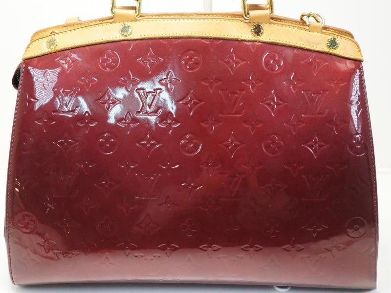 Authentic Pre-owned Louis Vuitton Vernis Amarante Brea Gm Hand Tote Bag W/ Long Strap M91616 181222