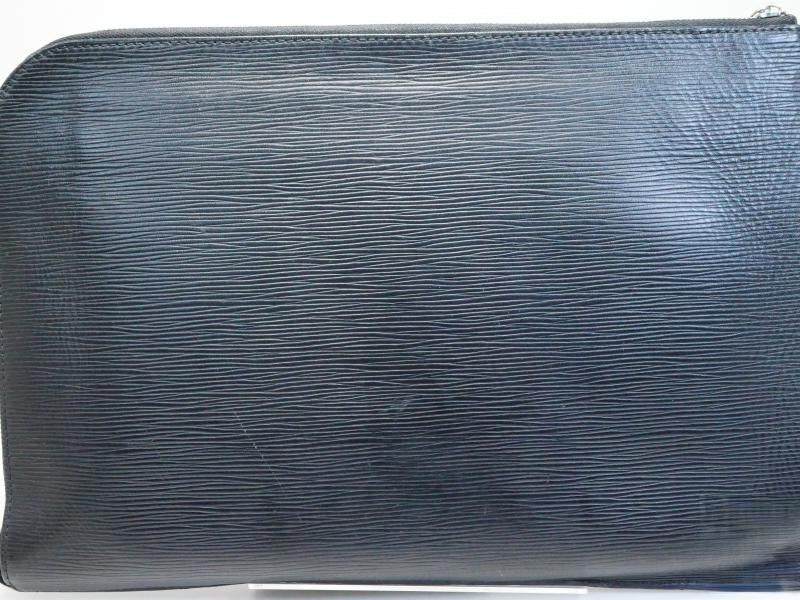 Authentic Pre-owned Louis Vuitton Epi Black Poche Documents Document Case Clutch Bag M54562 181318
