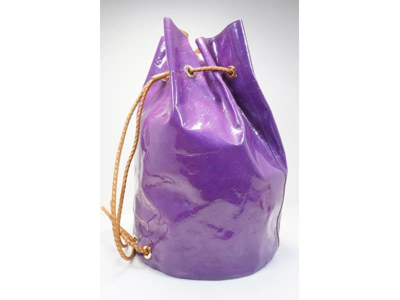 Authentic Pre-owned Louis Vuitton Vernis Violet Purple Morton Backpack Shoulder Bag M91083 150925