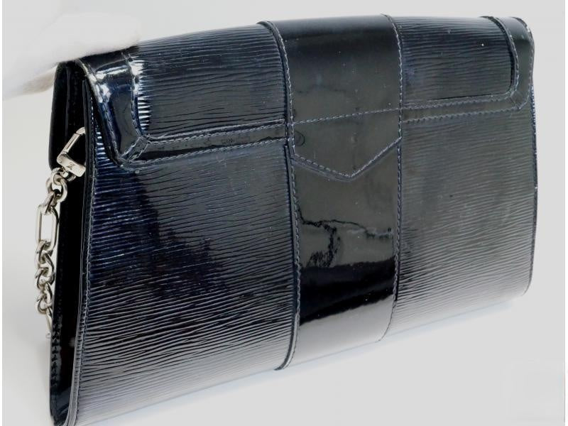 Authentic Pre-owned Louis Vuitton Epi Electric Noir Pochette Iena 2-way Clutch Bag M4027n 181604