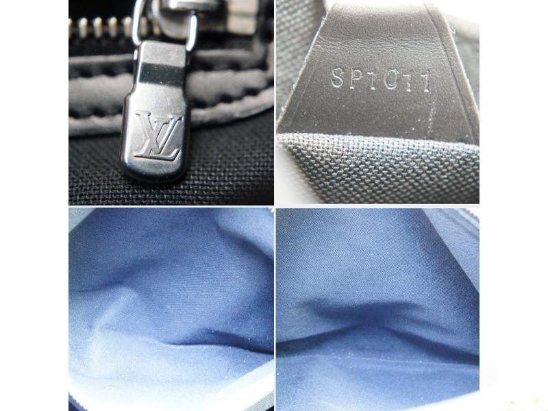 Authentic Pre-owned Louis Vuitton Taiga Ardoise Black Viktor Messenger Crossbody Bag M30142 150747