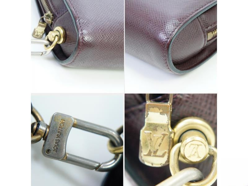 Authentic Pre-owned Louis Vuitton Taiga Acajou Pochette Baikal Clutch Bag M30186 182012