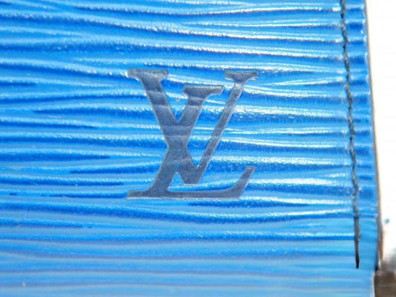 Auth Pre-owned Louis Vuitton Epi Blue Pochette Arts-deco Pm Clutch Bag M52645 182332