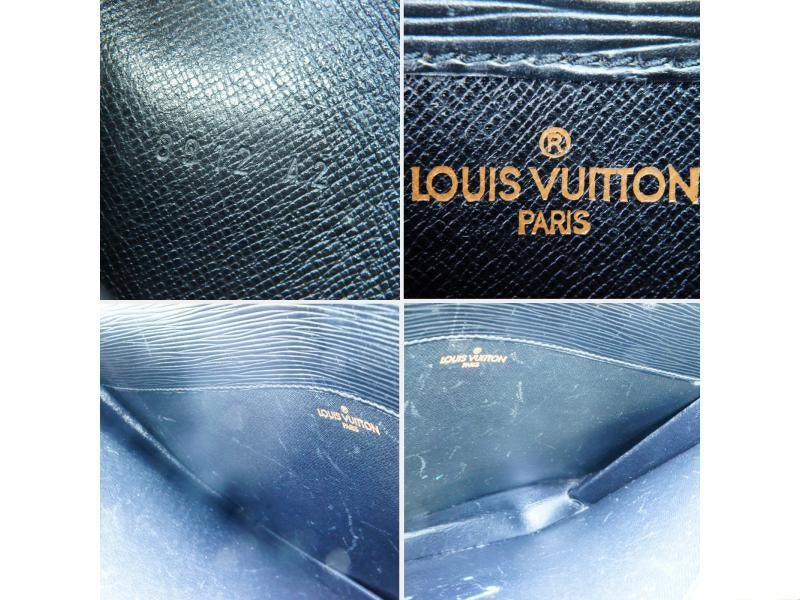 Authentic Pre-owned Louis Vuitton Epi Black Porte-documents Senateur Document Clutch M54452 182348