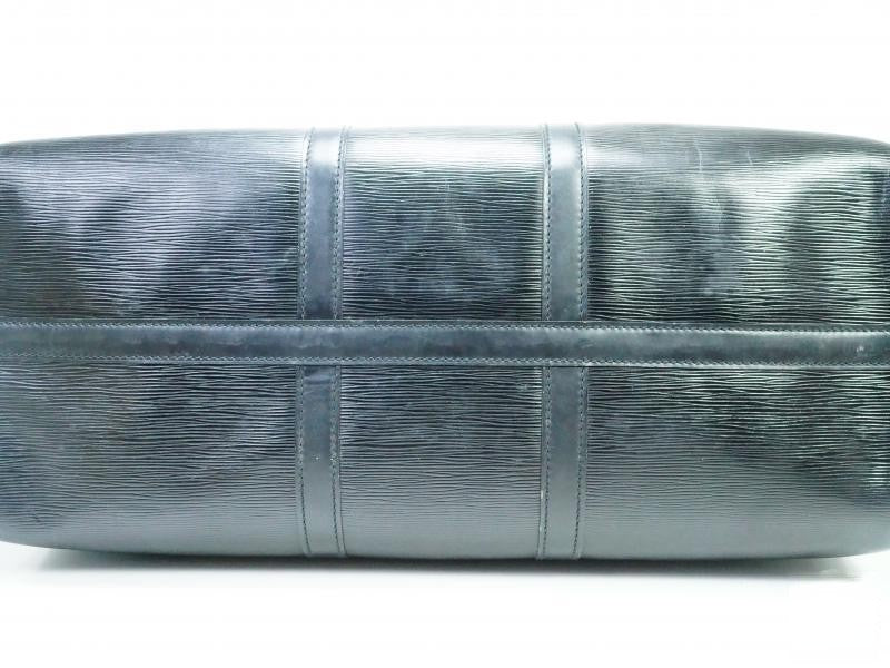 Authentic Pre-owned Louis Vuitton Epi Black Noir Keepall 50 Large Traveling Duffle Bag M42962 190078