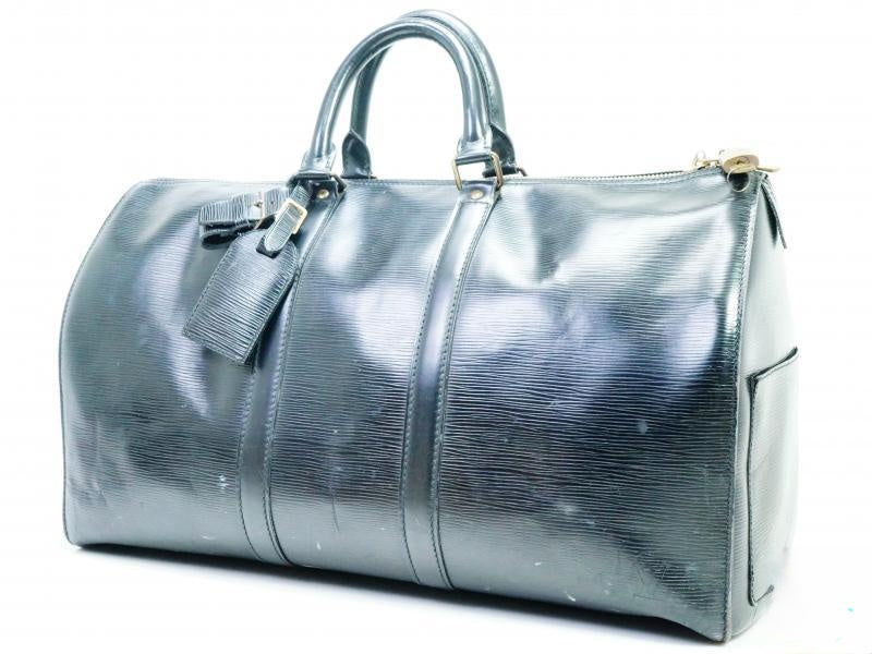 Authentic Pre-owned Louis Vuitton Lv Vintage Epi Black Keepall 45 Travel Duffle Bag M42972 190069