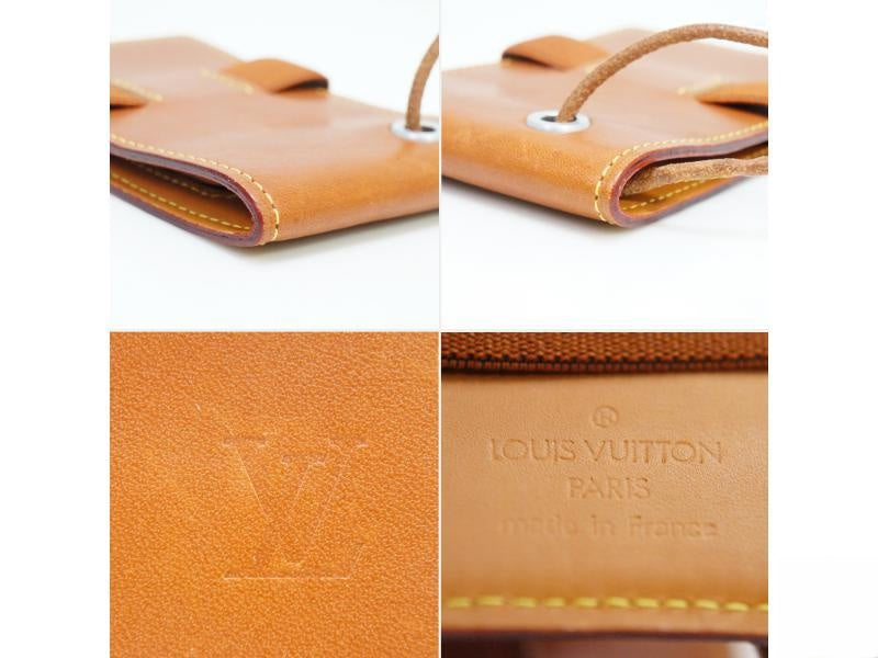Authentic Pre-owned Louis Vuitton Vip Limited Novelty Nomade Caramel Pass Case W/ Neck Strap 190210