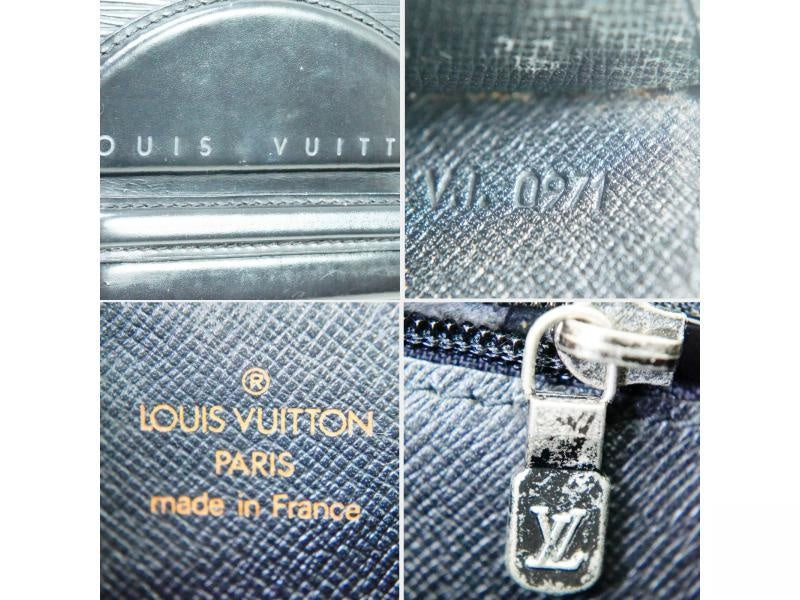 Authentic Pre-owned Louis Vuitton Lv Epi Black Noir Pochette Chaillot Gm Clutch Bag M52532 190240