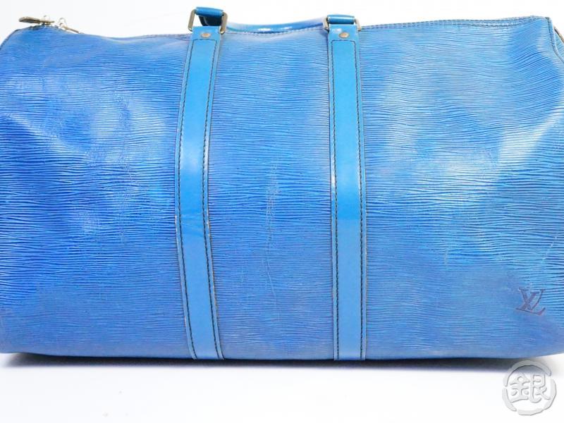 Authentic Pre-owned Louis Vuitton Epi Toledo Blue Keepall 45 Travel Duffle Bag M42975 200247  