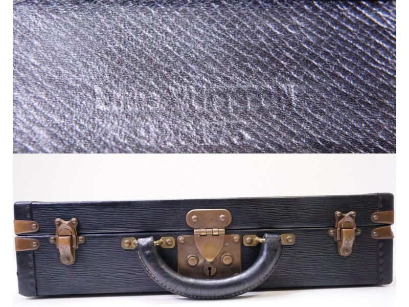 Authentic Pre-owned Louis Vuitton Epi Black President Classeur Attache Briefcase Case M54212  200368