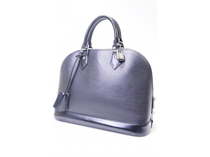 Authentic Pre-owned Louis Vuitton LV Epi Black Noir Alma PM Hand Tote Bag M40302 200365