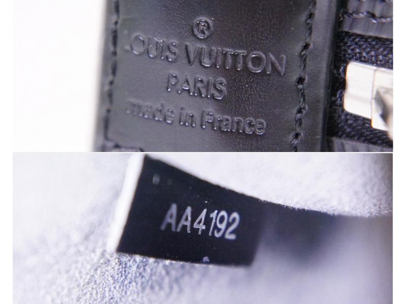 Authentic Pre-owned Louis Vuitton LV Epi Black Noir Alma PM Hand Tote Bag M40302 200365