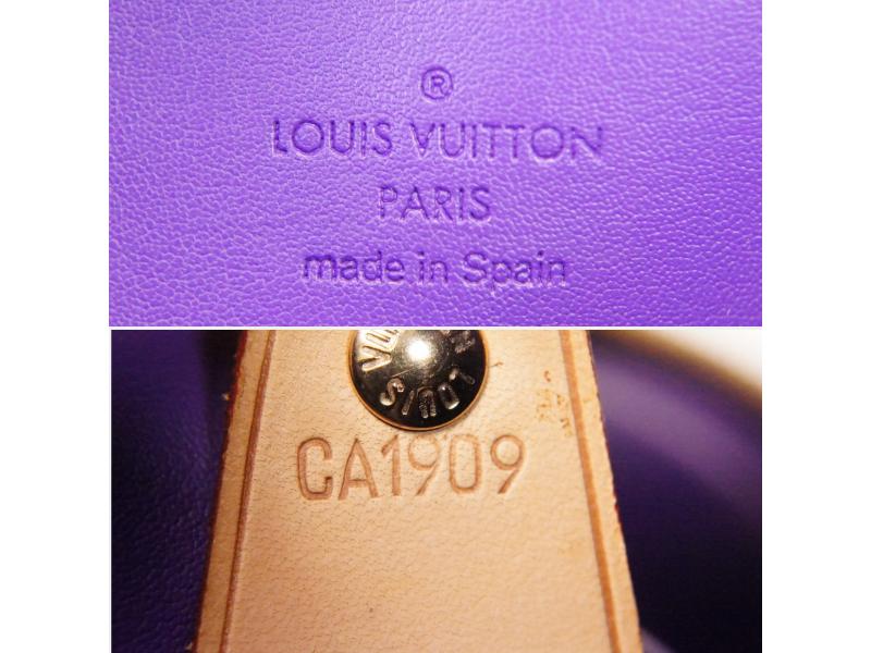 Authentic Pre-owned Louis Vuitton LV Vernis Violet Sutton Large Shoulder Tote Bag M91081 210187 