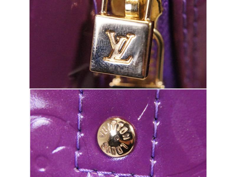 Authentic Pre-owned Louis Vuitton LV Vernis Violet Sutton Large Shoulder Tote Bag M91081 210187 