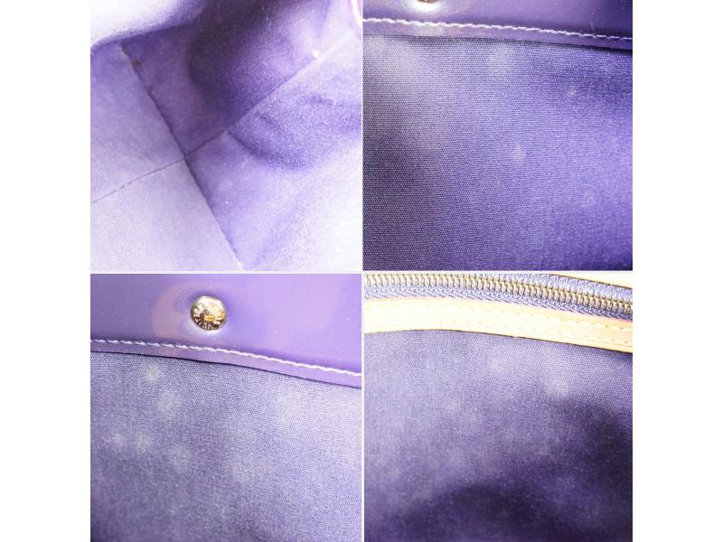 Authentic Pre-owned Louis Vuitton Vernis Indigo Blue Reade Pm Tote Bag Purse M91335 210135  