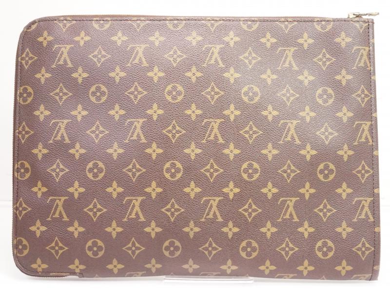 Authentic Pre-owned Louis Vuitton Monogram Poche Documents Portfolio Gm Tablet Case M53456 210211  