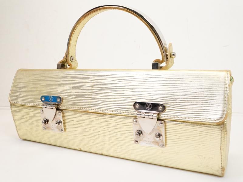 Authentic Pre-owned Louis Vuitton LV Epi Metallic Gold Galaxia Hand Bag M92184 210381 