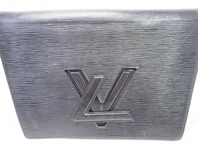 Authentic Pre-owned Louis Vuitton Epi Black Noir Pochette Trapeze Gm Clutch Bag Purse M80165 210420