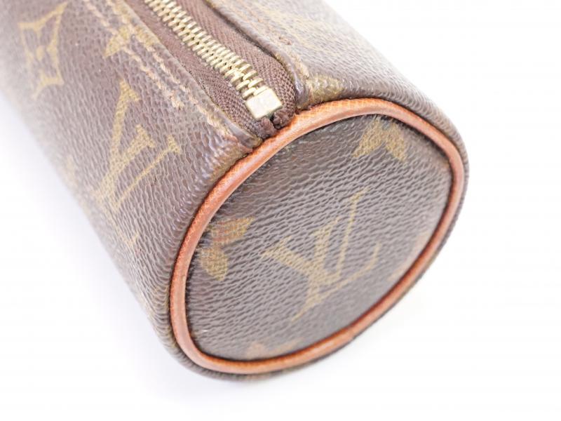 Authentic Pre-owned Louis Vuitton Monogram Trousse Ronde Pen Case Cosmetic Pouch Bag M47626 210441