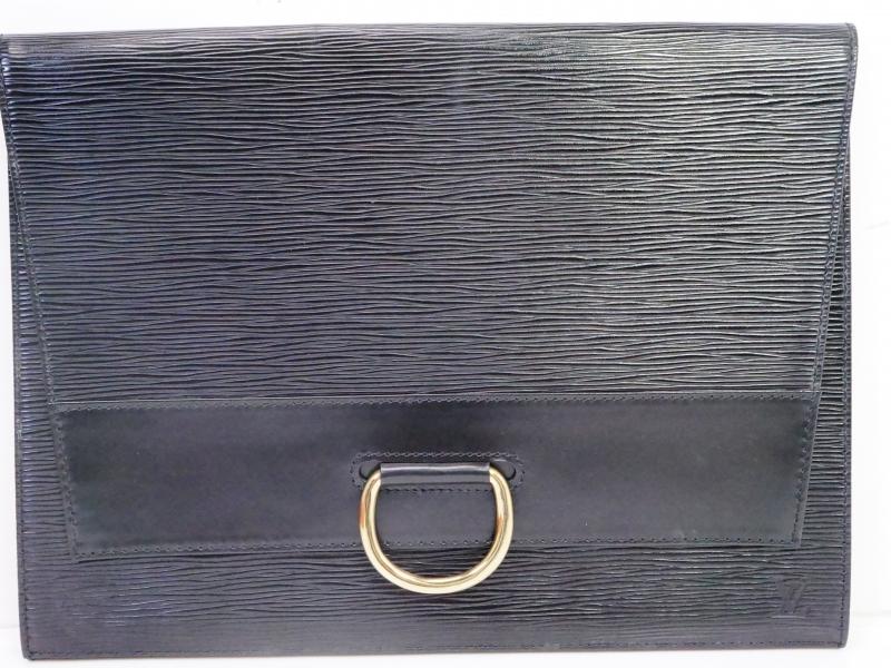 Authentic Pre-owned Louis Vuitton Epi Black Noir Pochette Iena 28 Clutch Bag M52722 210604