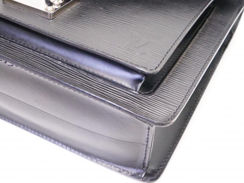 Authentic Pre-owned Louis Vuitton Epi Black Monceau Hand Bag Purse W/ Shoulder Strap M52792 210506