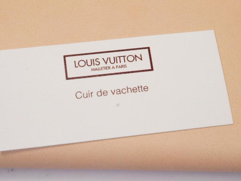Authentic Pre-owned Louis Vuitton Ltd Nomade Vachetta Leather Envelope Travel Clutch Case 210413 