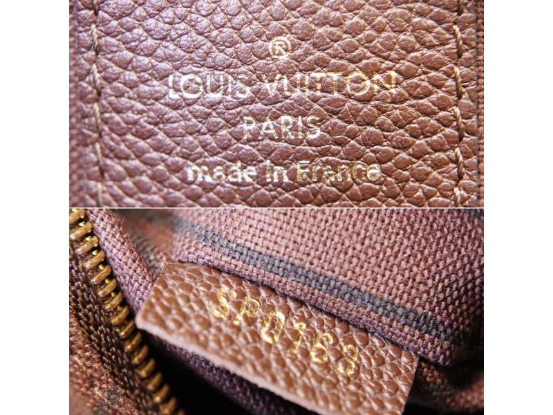 Authentic Pre-owned Louis Vuitton Monogram Empreinte Brown Speedy 25 Bandouliere 2-way M40761 210554