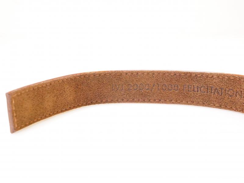 Authentic Pre-owned Louis Vuitton Vernis Leather Bronze LV Japan VIP Limited Bracelet Bangle 210691