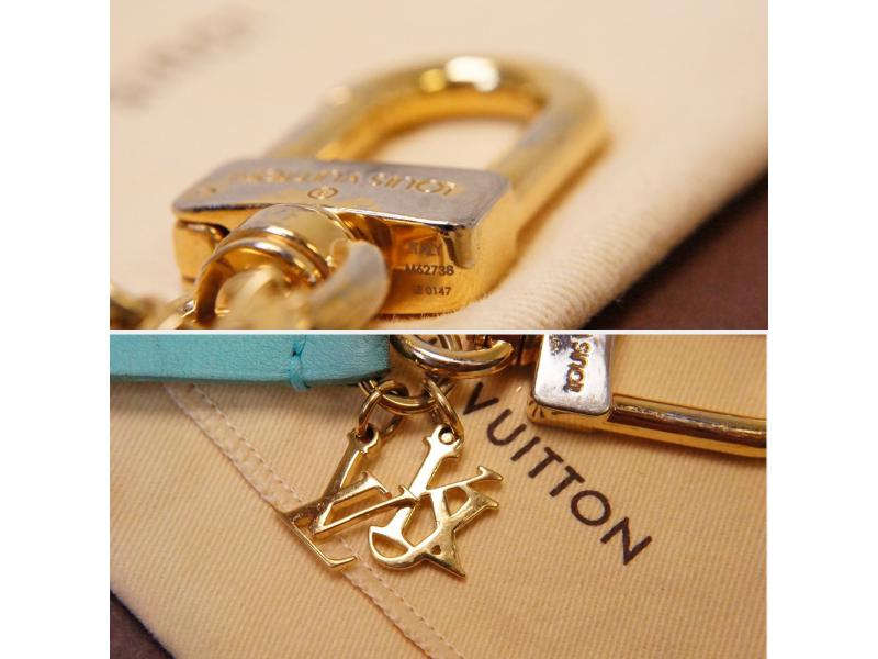 Authentic Pre-owned Louis Vuitton LTD Jeff Koons Rabbit Turquoise Bag Charm Key Ring M62738 210726