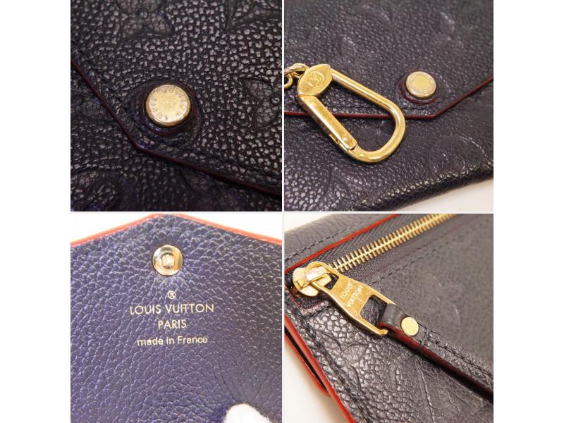 Authentic Pre-owned Louis Vuitton Monogram Empreinte Pochette Cles Coin Case Key Ring M62017 210826