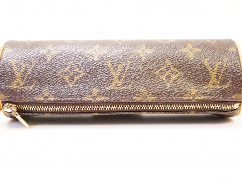 Authentic Pre-owned Louis Vuitton Monogram Trousse Ronde Pen Case Cosmetic Pouch Bag M47630 210896  
