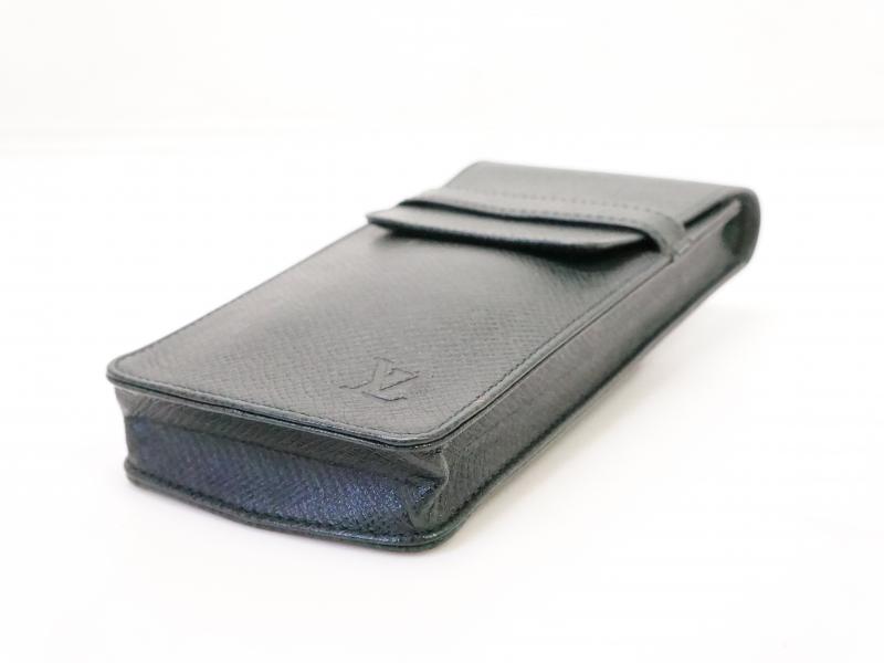 Authentic Pre-owned Louis Vuitton Taiga Epicea Etui GM Pen Case Bum Bag Belt Pouch M30354 210946
