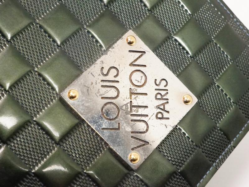 Authentic Pre-owned Louis Vuitton Damier Vernis Petrol Blue Club 2-length Shoulder Bag M92128 210944