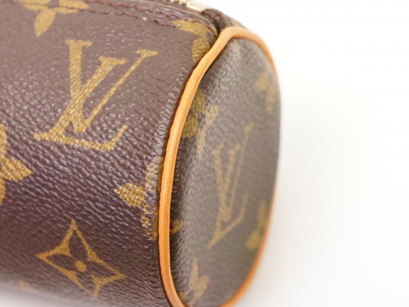 Authentic Pre-owned Louis Vuitton Monogram Trousse Ronde Pen Case Cosmetic Pouch Bag M47630 210978  