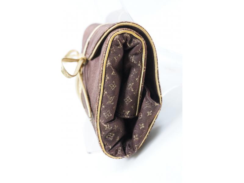 Authentic Pre-owned Louis Vuitton Monogram Satin Pliable Trousse Bijoux Jewelry Case M92329 152606  