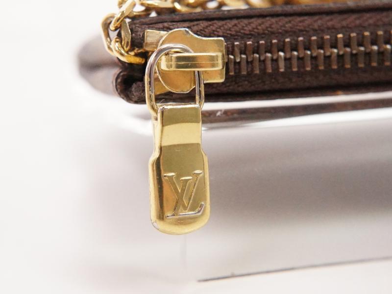 Authentic Pre-owned Louis Vuitton Damier Ebene Pochette Clefs Coin Case Purse Key Ring N62658 220115