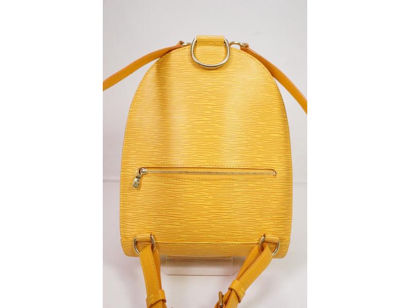 Authentic Pre-owned Louis Vuitton Lv Epi Tassili Yellow Jaune Mabillon Backpack Bag M52239 220119  