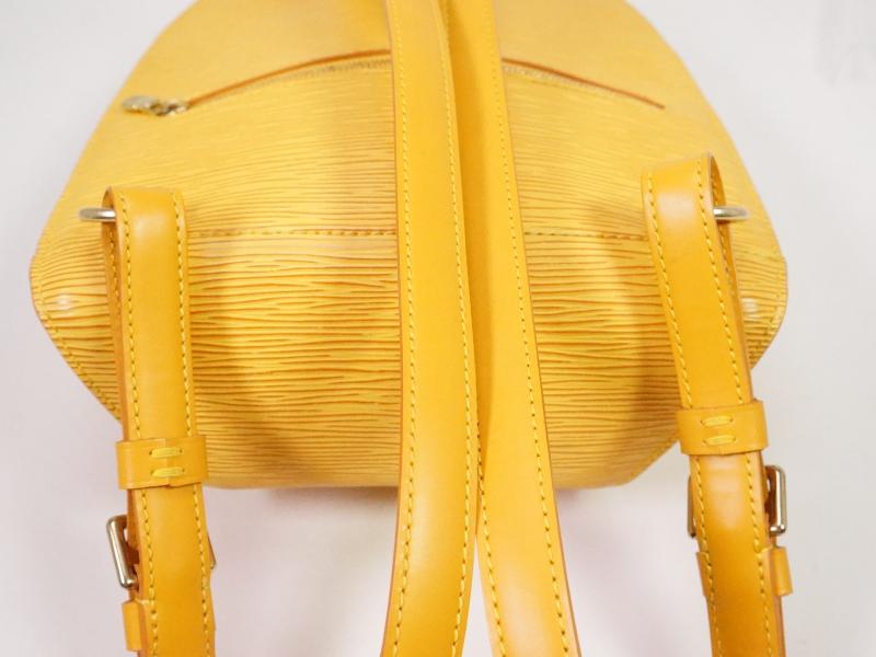 Authentic Pre-owned Louis Vuitton Lv Epi Tassili Yellow Jaune Mabillon Backpack Bag M52239 220119  