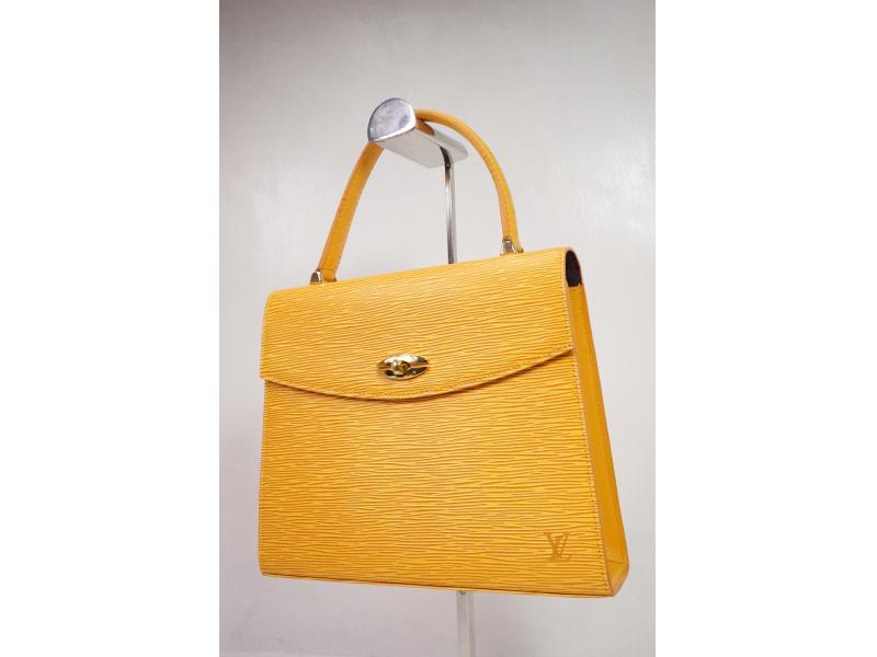 Authentic Pre-owned Louis Vuitton Epi Tassili Yellow Malesherbes Handbag Purse M52379 220136  