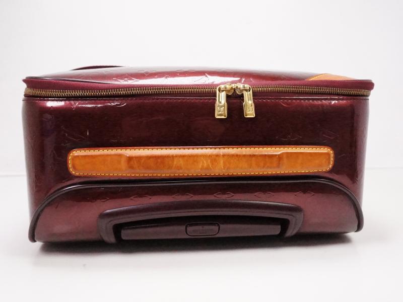 Authentic Pre-owned Louis Vuitton Vernis Amarante Pegase 45 Trolley Bag Suitcase M91422 220044